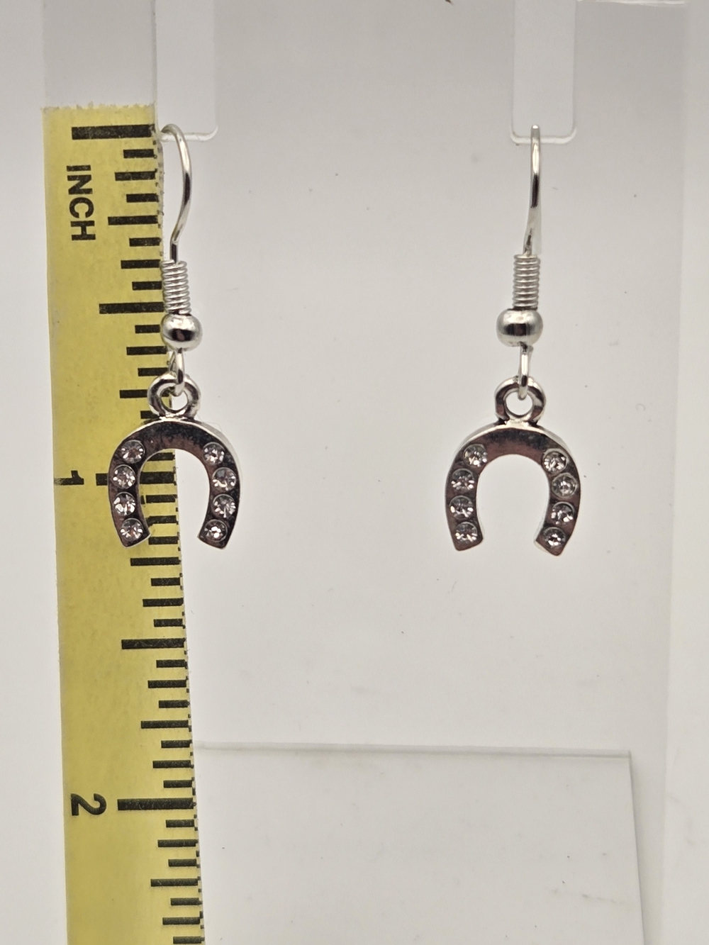 Western Drop Earrings - Silver